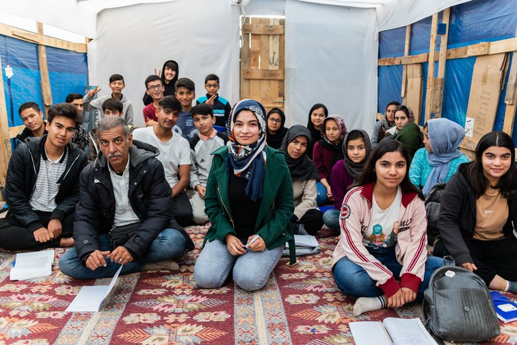 How to support Afghan refugee children